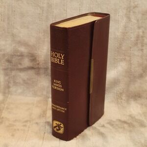 Swaggart KJV Holy Bible Women Of The Bible Burgundy Leather Red Concordance